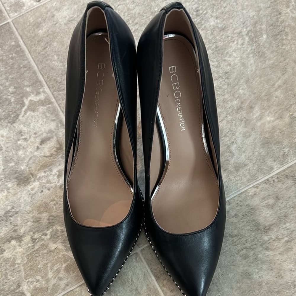 BCBGeneration Black Stiletto Heels